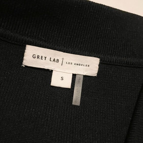 Grey Lab Faux Button Sweater Pullover Womens Small Long Sleeve Top - Picture 3 of 16